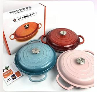 Новые в упаковке Чугунная посуда Le creuset, в наборе 2 штуки