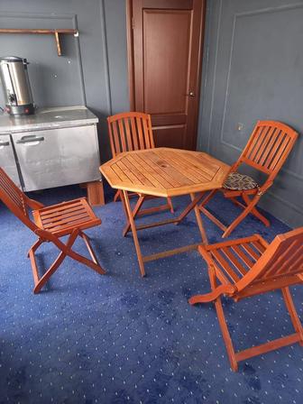 Продам мебель, столы, стулья складные для дачи, веранды.