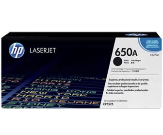 Картридж лазерный HP 650A черный