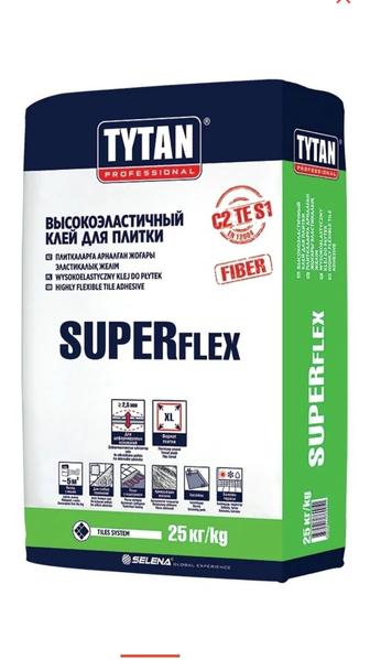 Клей плиточный Титан Super Flex