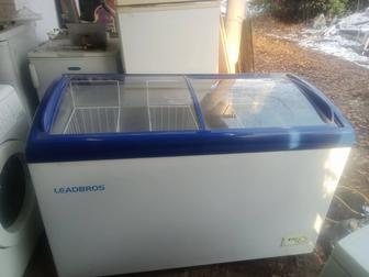 Морозильник стеклянный для магазина в Алматы