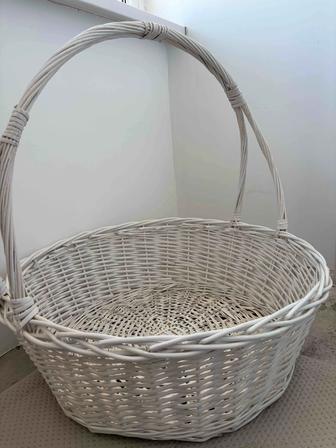 корзина плетеная из дерева 50х50х25