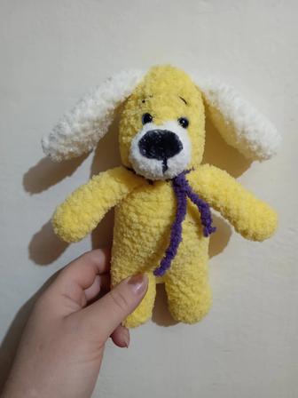 Собаки вязаные плюшевые игрушки
