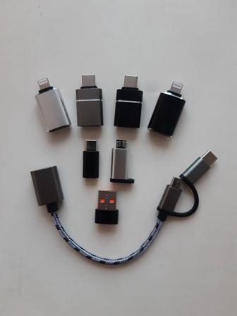 OTG-Кабель для сотового Телефона (Usb+Micro+Type-C)