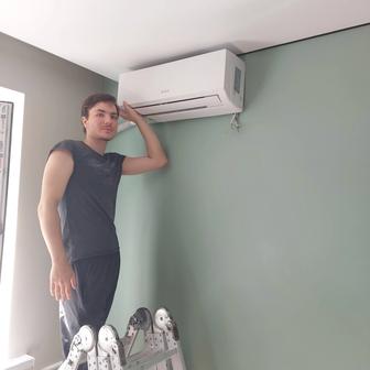 Ремонт кондиционеров, чистка, заправка фреона, монтаж, демонтаж.