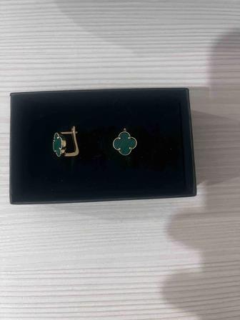 Продаю золотые серьги Ван клиф