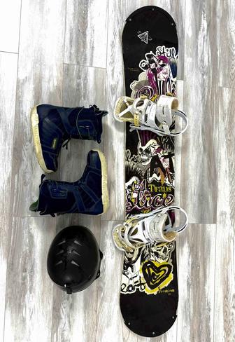 Продам сноуборд в полном комплекте
