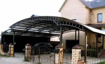 Навесы и ворота любой сложности