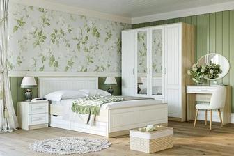 Новый спальный гарнитур. Кровать, шкаф, комод, две тумбочки
