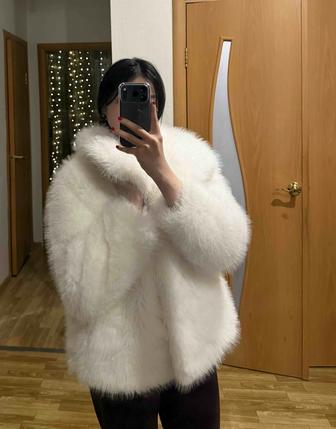 ЭКО шуба белая. Новая.
