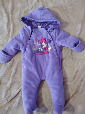 Продам теплый флисовый комбинезон