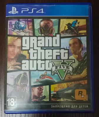 Grand Theft Auto V PS4 диск