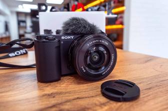 Новый Sony ZV-E10. 16-50mm. 4K. чёрный. Распечатанный. Магазин Red Geek