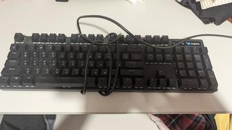 Клавиатуpa Rapoo V500PRO черный механическая