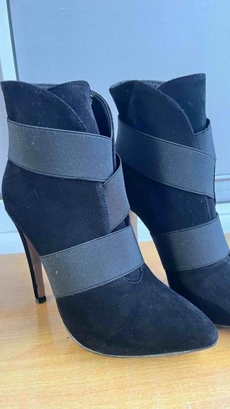 Ботильоны замша