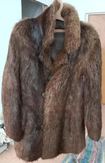 Шуба мужская мех ондатра