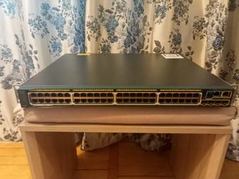 Коммутатор Cisco, WS-C2960S-48FPS-L