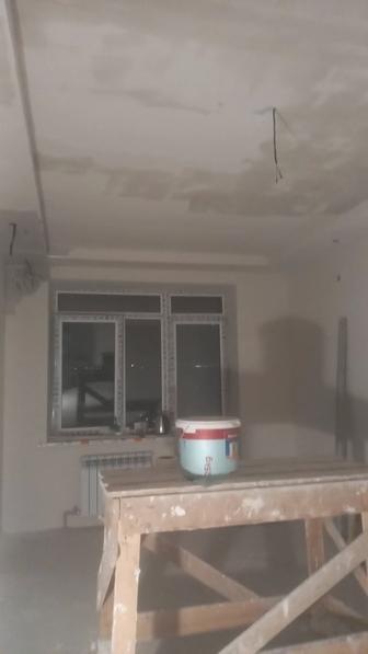 Ремонт евро гипсокартон шпаклевка обои ламинат плинтус гальтел покраска и