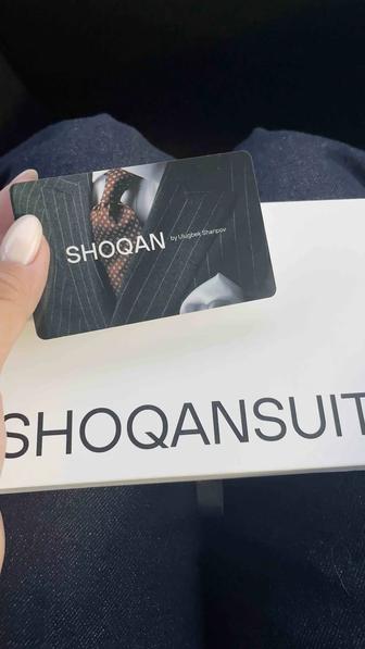 Подарочный сертификат Shoqan suits на 100 000 Тг