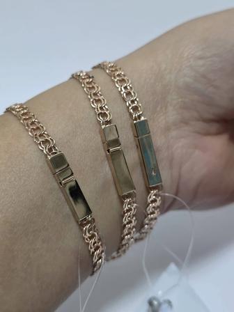 Браслеты Бисмарк с квадратной застежкой