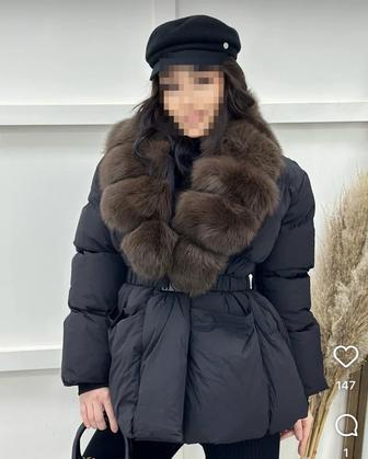 Стильная зимняя куртка с гусиным пухом