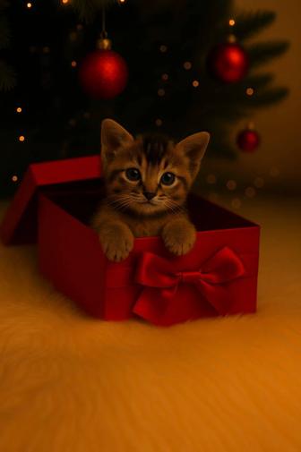 Абиссинский котенок на 31 декабря