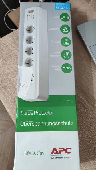 Сетевой фильтр проф. APC PM5-GR 1.8 метра 5 розеток