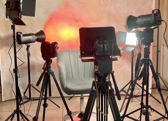 Создание видео для Youtube, съемка видеокурсов и подкастов.