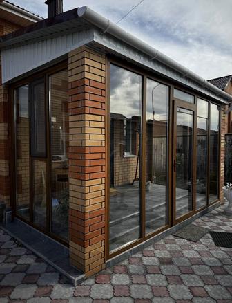 Тамбур, перегородки, витражи от производителя в Астане