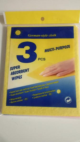 Салфетки для уборки дома в составе 3 штуки