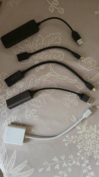 Кабели переходники адаптеры HDMI LAN MINI Display port usb type C