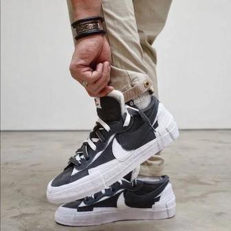 Кроссовки Nike Blazer Low Sacai Dark Grey