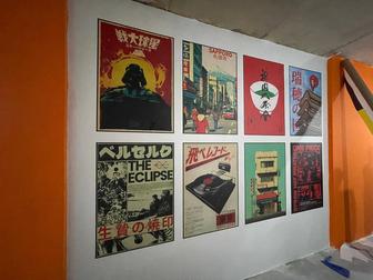 качественная поклейка обоев и галтелей, поклейка плинтусов, фотообои