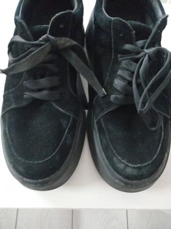 Женские ботинки замша