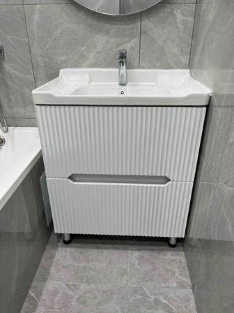 Мойка, шкаф с полками, сифон Арена парк