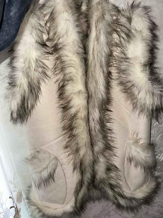Шуба безрукавка натуралка