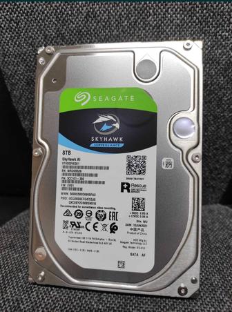 HDD 8Tb ST8000VE001 SkyHawk AI Sata III (6 Гбит/c), 3.5\ 7200rpm\ cache 25