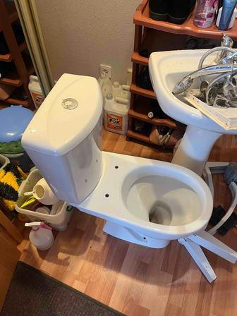 Продам раковину , унитаз