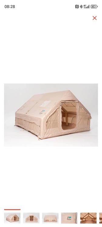 Продам вместительную надувную палатку Reaktiv Hobbit 3x4