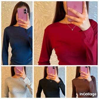 Трикотажные лонгсливы