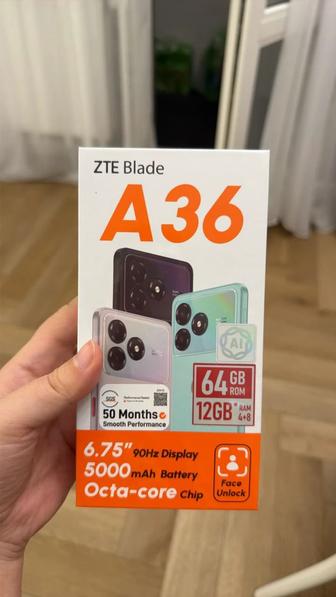 Продам новый запечатанный телефон ZTE blade A36