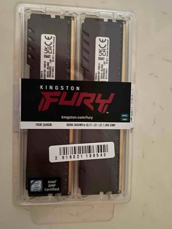 Продается оперативная память Kingston Fury Beast DDR4 3600 28 GB (KF436C17