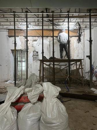 Демонтаж любой сложности.Дверные проемы,оконные проемы.