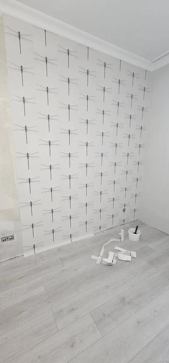 Поклейка Обоев