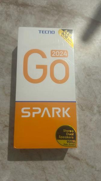 Телефон новый Tecno Go Spark 64 gb 2024 года