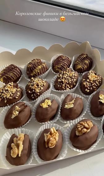 Финики в шоколаде