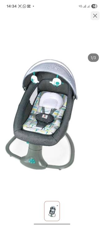 Продам шезлонг 3в1, качалка