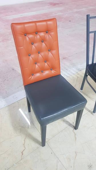 стул с зетты железный, кожзам