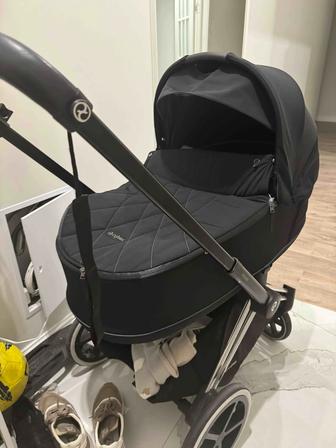 Cybex Priam Lux 2 в 1, люлька и прогулочный блок