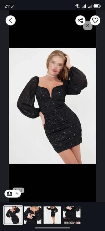 Вечернее женское платье на новый год